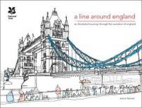 Harmer S. A Line Around England. A Colouring Book of the Nation's Favourite Landmarks 