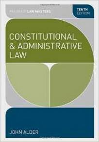 Alder J. Constitutional and Administrative Law 
