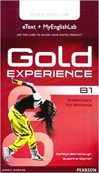 Carolyn Barraclough, Suzanne Gaynor Gold Experience B1 eText & MyEnglishLab Student Access Card 