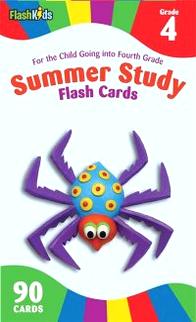 Summer Study. Flash Cards, Grade 4 