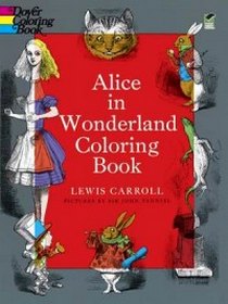 Carroll Lewis Alice in Wonderland Coloring Book 