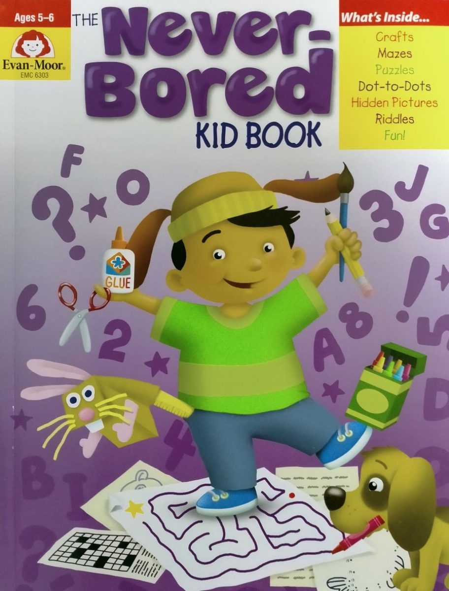 Jo E.M. The Never-Bored Kid Book, Ages 5-6 