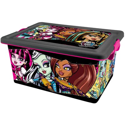 Ящик для хранения "Monster High", 13л - , Купить c быстрой доставкой или самовывозом, ISBN 00-00023092 - КомБук (Combook.RU)