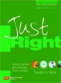 Jeremy Harmer Just Right: Pre-Intermediate: Student's Book (+ CD-ROM) 