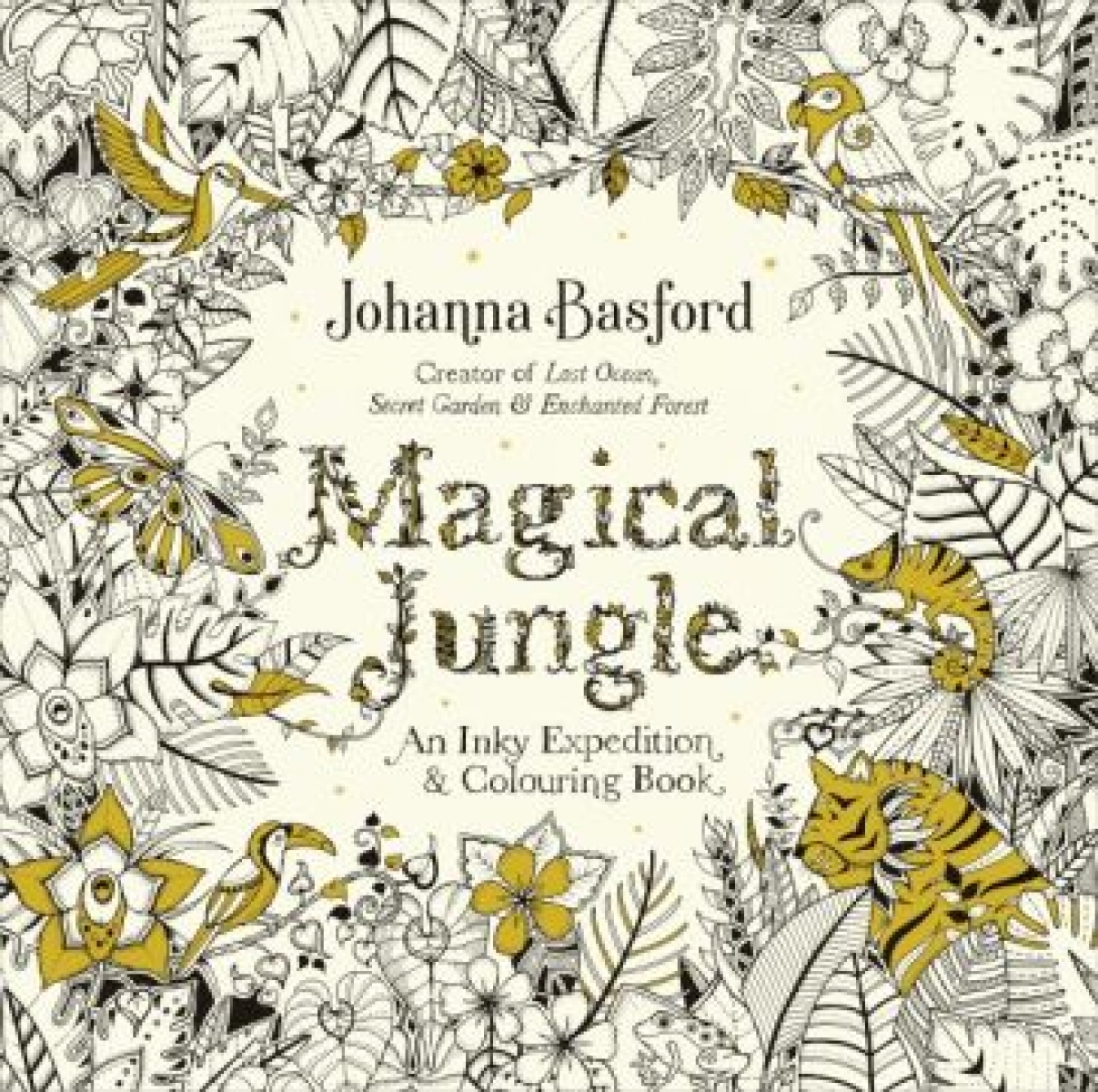 Basford J. Magical Jungle. An Inky Expedition & Colouring Book 