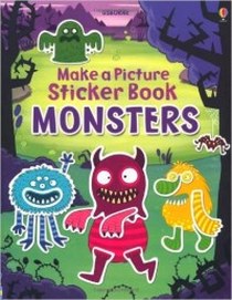 Make a Picture Sticker Book Monsters 