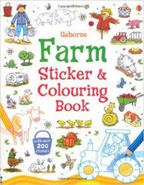 Farm Sticker and Colouring Book 