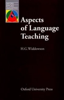 Widdowson H.G. Oal aspects of language teaching 