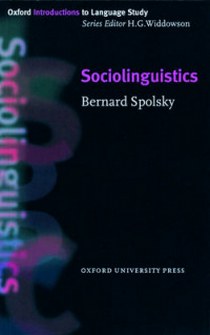 Spolsky B. Oils  Sociolinguistics 