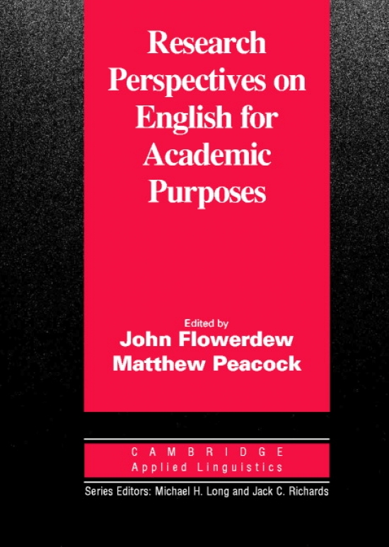 Flowerdew J. Research Perspectives on Eng for Academic Purposes PPB 