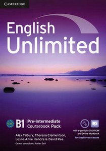 Tilbury Alex English Unlimited. Pre-intermediate Coursebook with e-Portfolio and Online Workbook Pack 