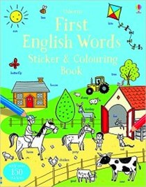 Robson K. First English Words Sticker and Colouring Book 