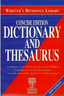 Webster's Concise Dictionary & Thesaurus 
