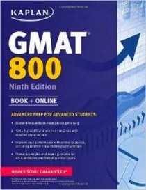 Kaplan Kaplan GMAT 800: Advanced Prep for Advanced Students (Kaplan Test Prep) 
