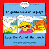 Bruzzone Cath La Gatita Lucia en la Playa. Lucy Cat at the Beach 