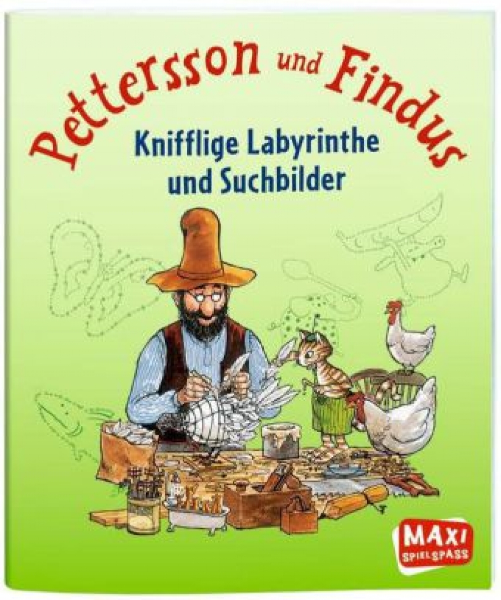 Becker C. Pettersson & Findus: Knifflige Labyrinthe und Suchbilder 