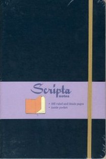 Scripta Notes. Large. Asphalt. Ruled Journal 