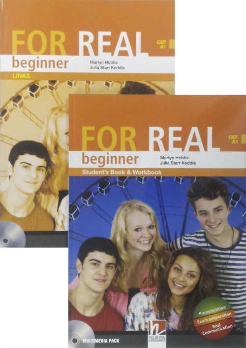 Hobbs M., Keddle J.S. For Real Beginner Student's Pack (Student's Book + Workbook) with D-ROM 