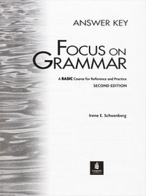 Focus on Grammar - 2Ed Basic Course for Reference and Practice Answer / key 