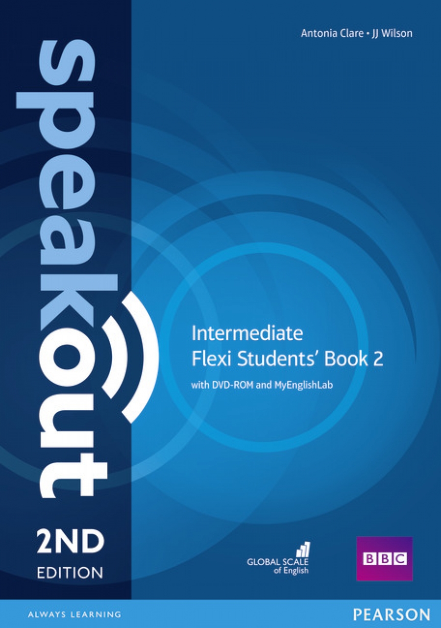 Clare, J.j., Antonia; Wilson Speakout 2nd Ed Intermediate Flexi Students' Book B with DVD and MyEnglishLab 