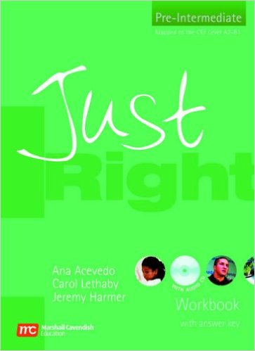 Jeremy Harmer Just Right: Pre-Intermediate: Workbook (with Answer Key + CD) 