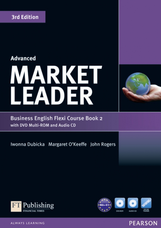 Rogers John, Dubicka Iwona, Margaret O'Keeffe Market Leader 3rd Edition Advanced Flexi Course Book 2 +DVD+CD 