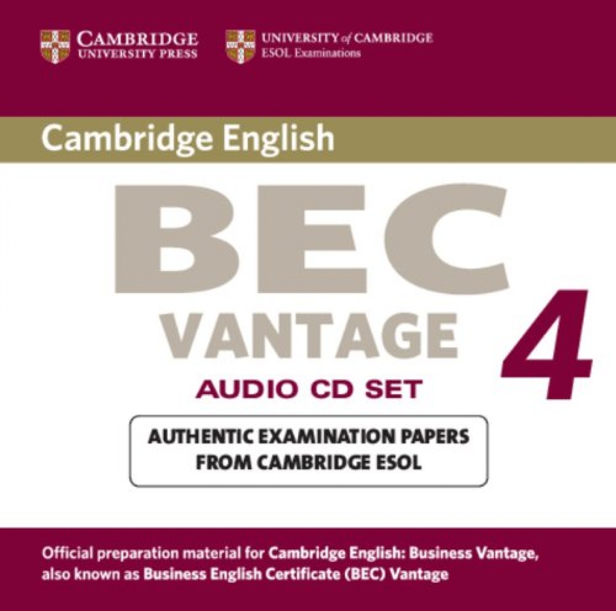 BE 4 Vantage CD x2 () 