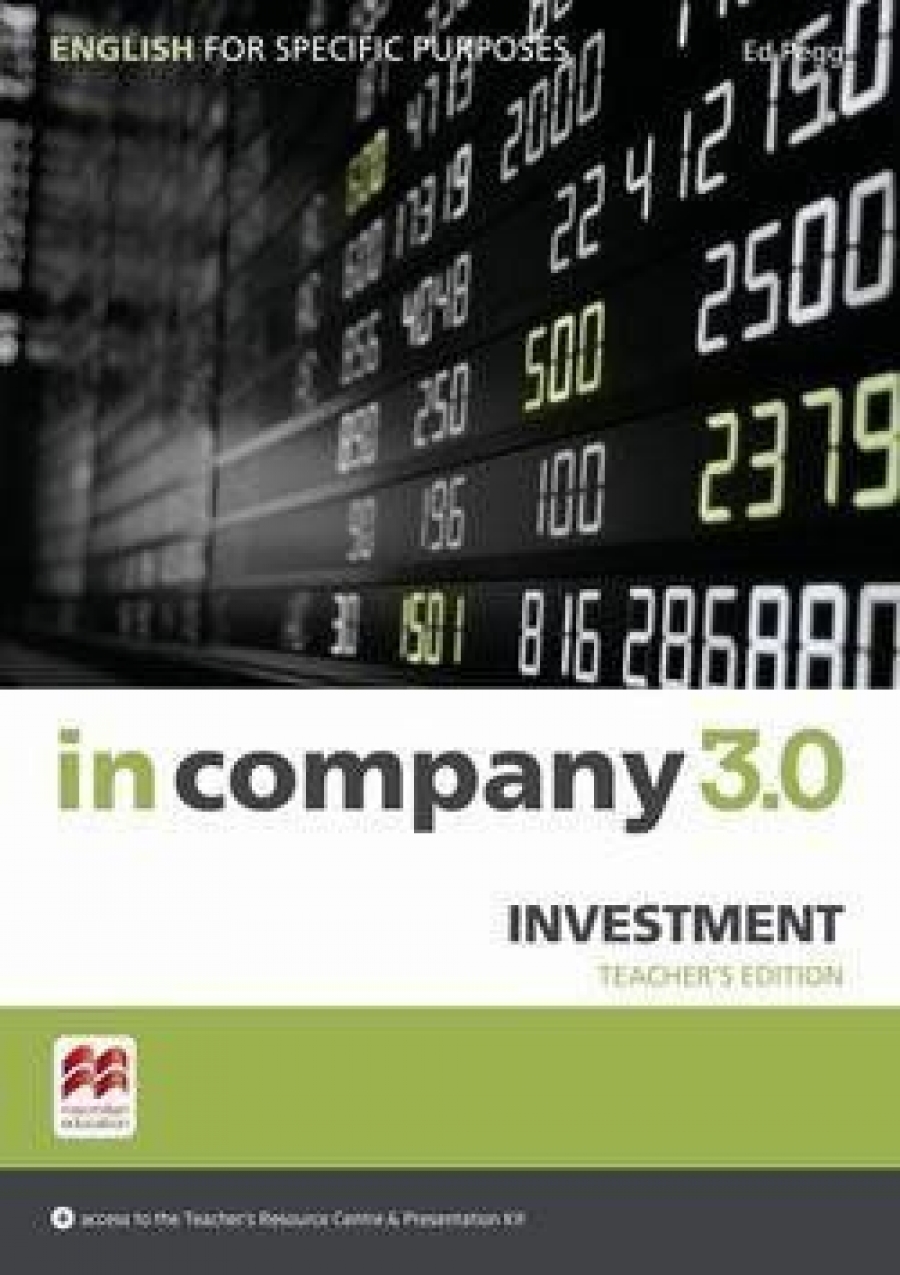 Pegg Ed et al In Company 3.0. ESP. Investment. Teacher's Book + Webcode Pack 