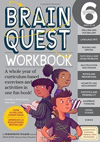 Persephone Walker Brain Quest Workbook: Grade 6 