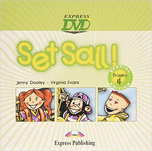 Virginia Evans, Jenny Dooley Set Sail 4. DVD Video. PAL. Beginner. DVD  