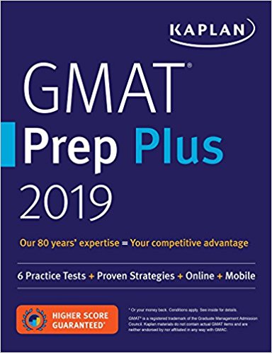 GMAT Prep Plus 2019 (6 Pr. Tests+Online+Mobile) 