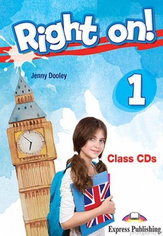 Jenny Dooley Right on! 1. Class CDs (set of 3) (international).  CD     