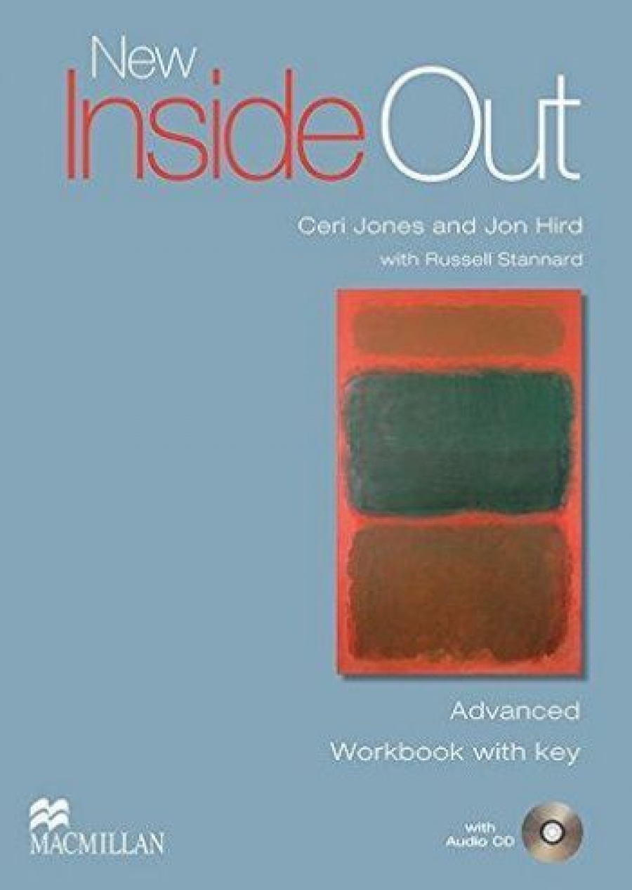 Sue Kay and Vaughan Jones New Inside Out Advanced Workbook with key + Audio CD Pack 