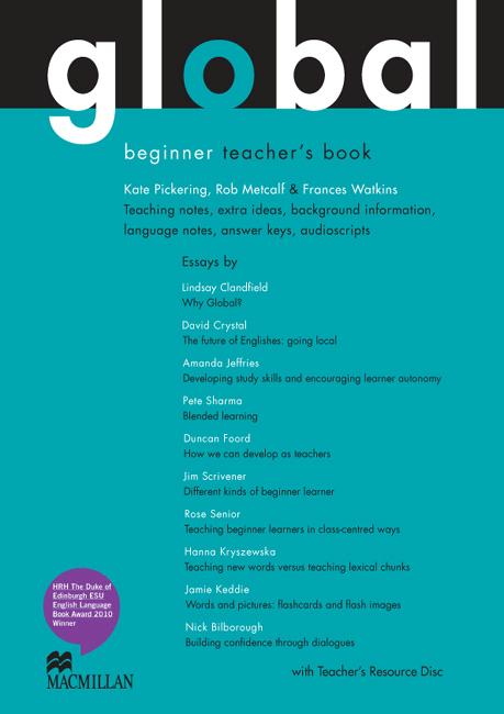 Kate Pickering Global Beginner Teacher's Book + Resource CD Pack 