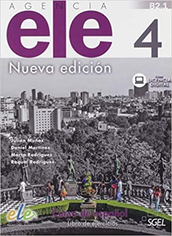 Munoz Perez, Julian et al. Agencia ELE 4 Nueva edicion: Libro de ejercicios + licencia digital 