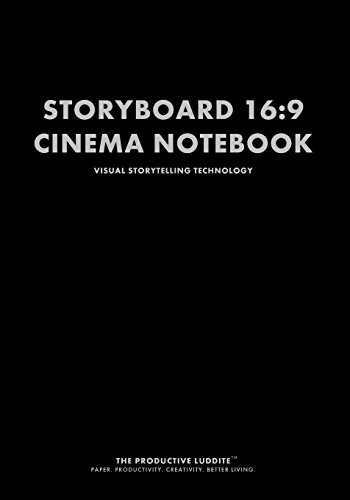 Productive Luddite Storyboard 16:9 Cinema Notebook: Visual Storytelling Technology 