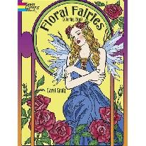 Craig Carol Floral Fairies Coloring Book 