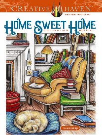 Goodridge Teresa Creative Haven Home Sweet Home Coloring Book 