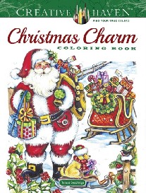 Goodridge Teresa Creative Haven Christmas Charm Coloring Book 