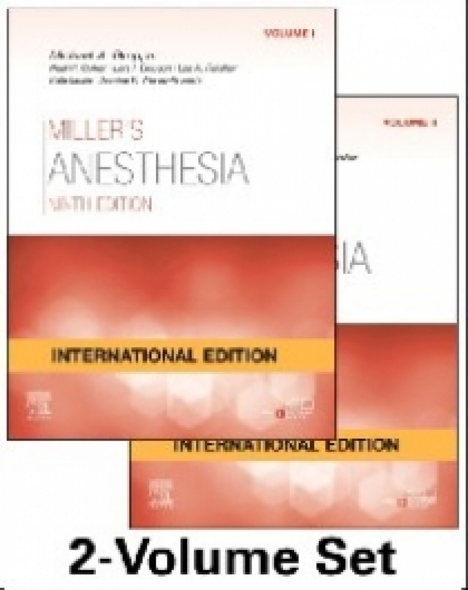 Michael A., Gropper Miller's Anesthesia International Edition, 2 Volume Set 