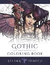 Fenech Selina Gothic - Dark Fantasy Coloring Book 