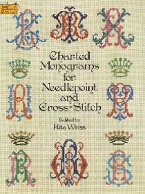 Weiss, Rita Charted Monograms for Needlepoint and Cross-Stitch 
