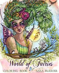Burrier Sara World of Fairies Coloring Book 