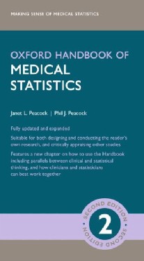 Peacock, Janet L. Oxford handbook of medical statistics 2e 