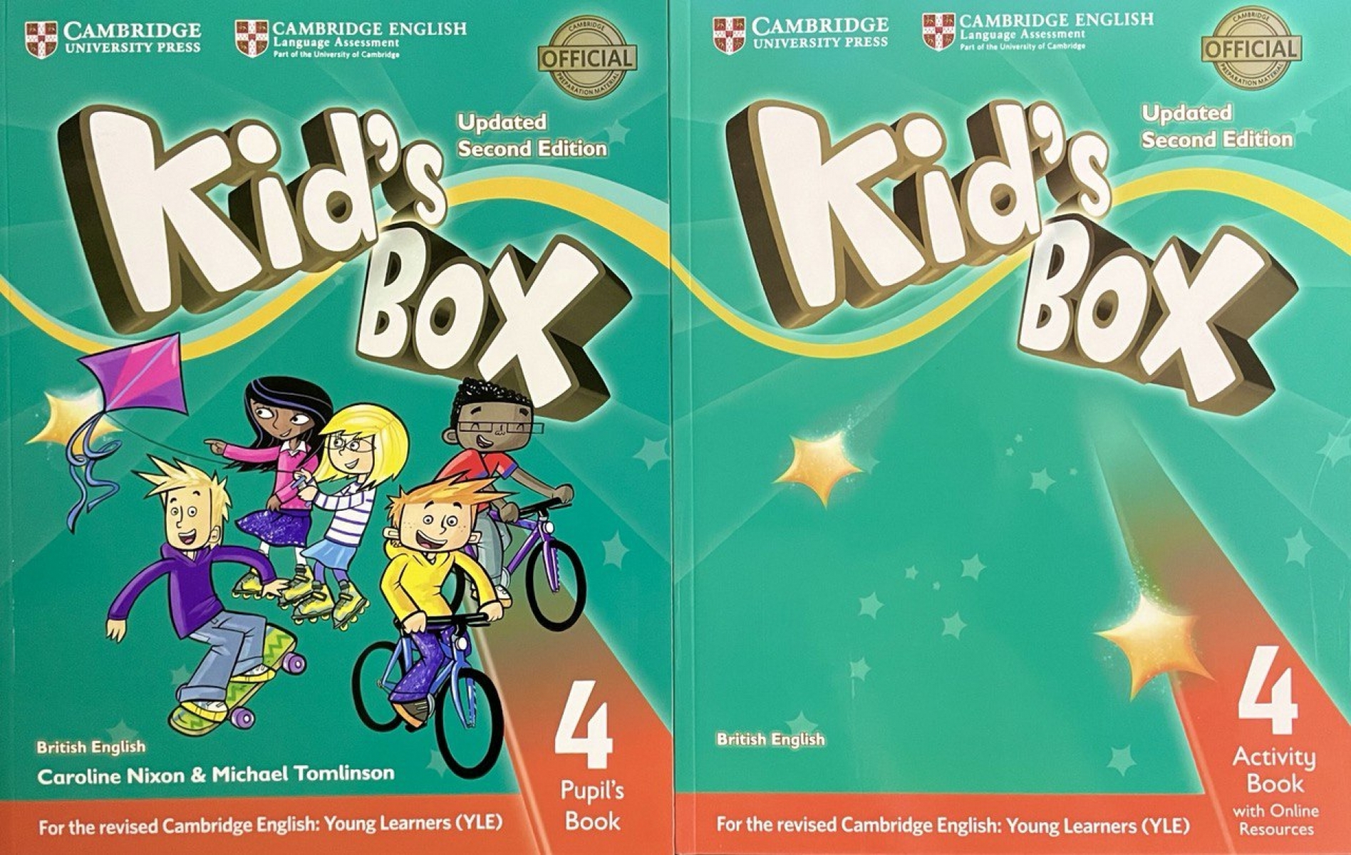 Caroline Nixon, Michael Tomlinson Kids Box Updated Second Edition 4 Pupil's Book with CD + Workbook.    . 