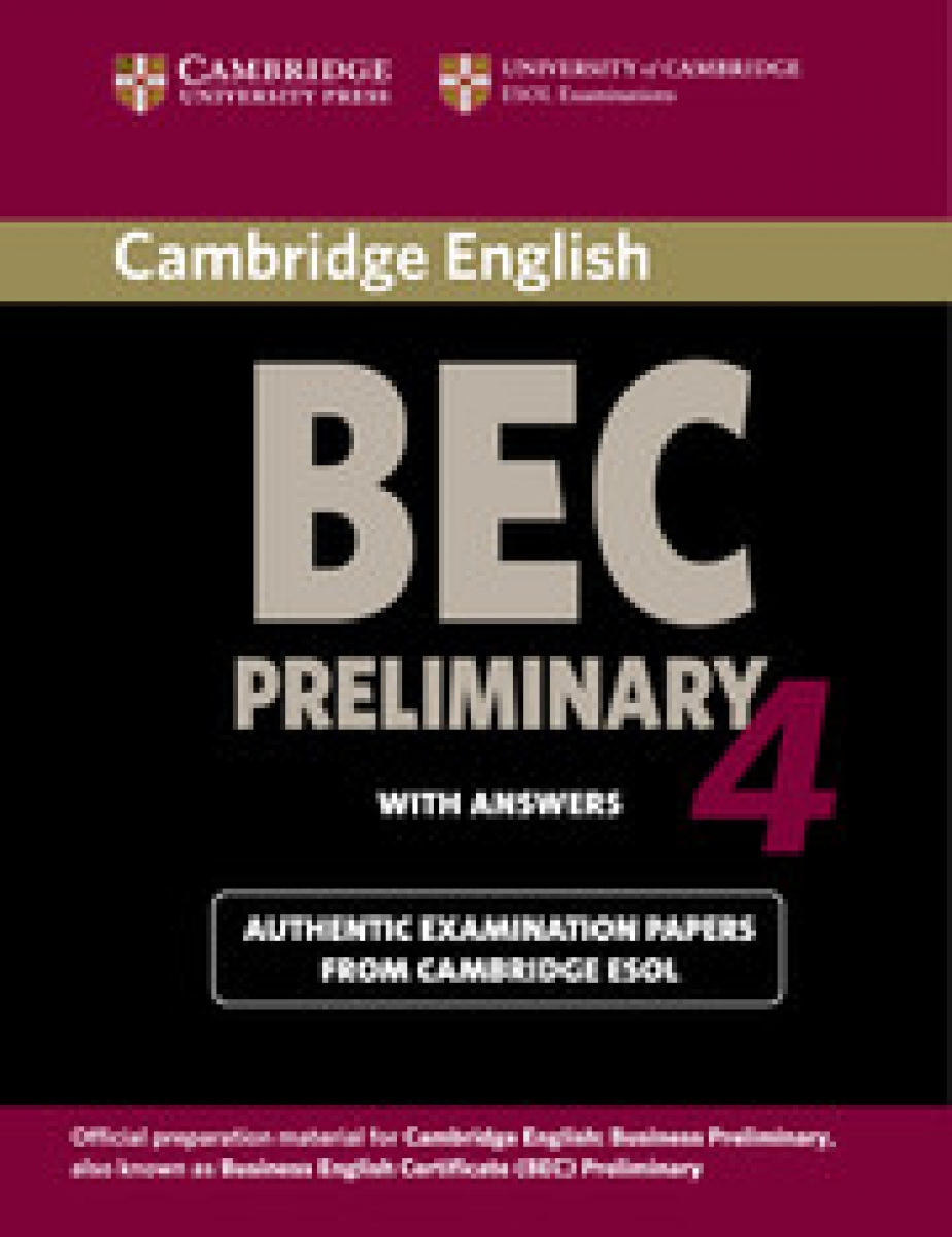 Cambridge BEC 4 Preliminary 
