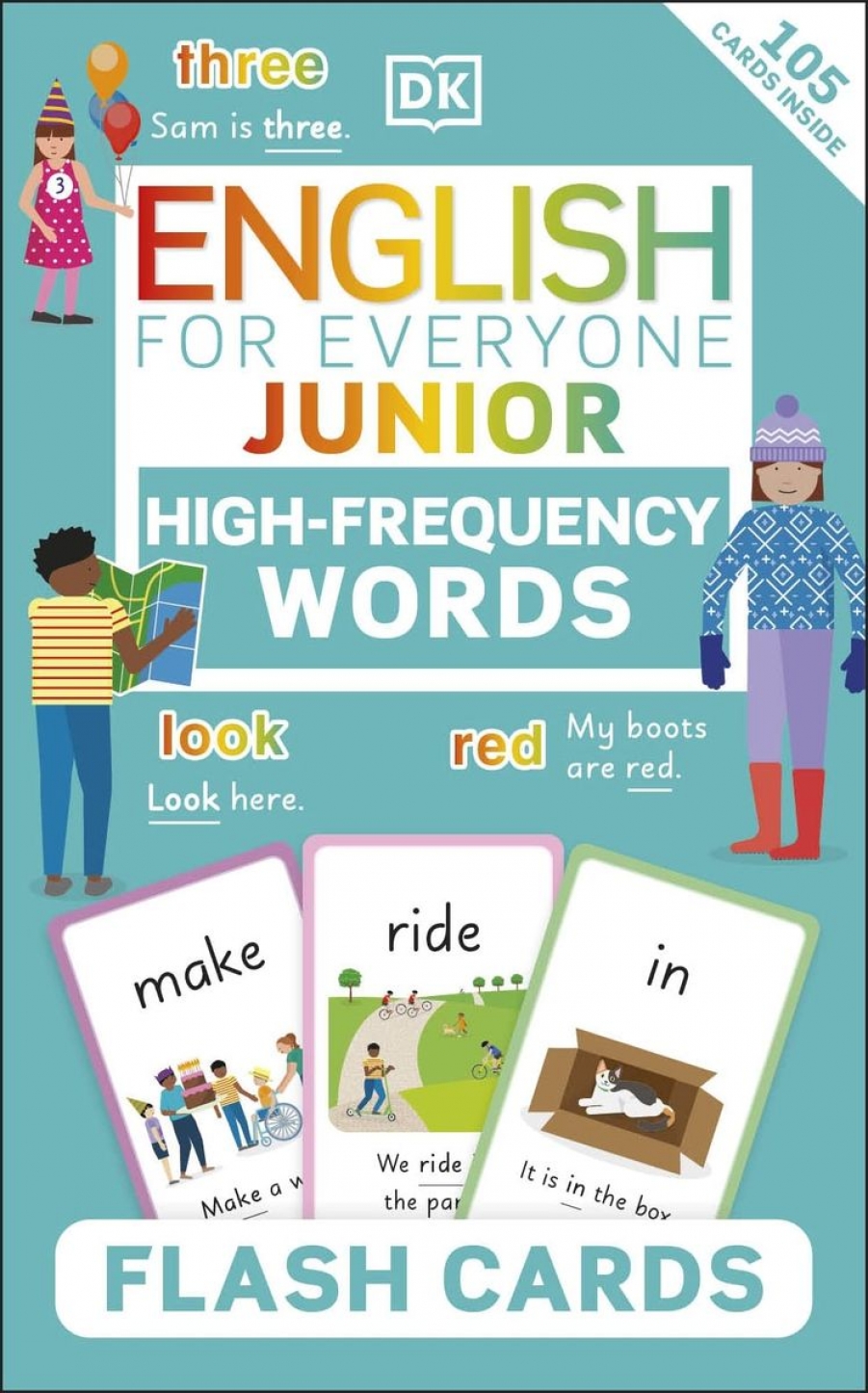 English for Everyone Junior: High Frequency Words Flash Cards 