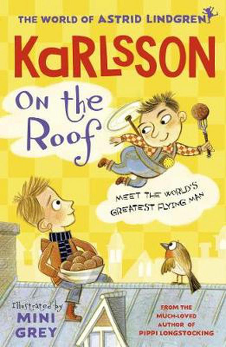 Astrid Lindgren Karlsson on the roof 
