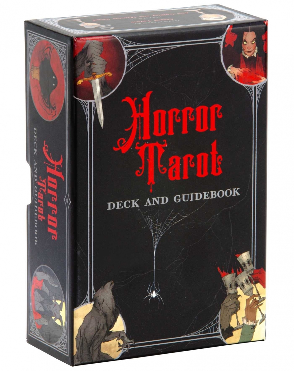 Minerva, Gmitter, Aria Siegel Horror tarot deck and guidebook 