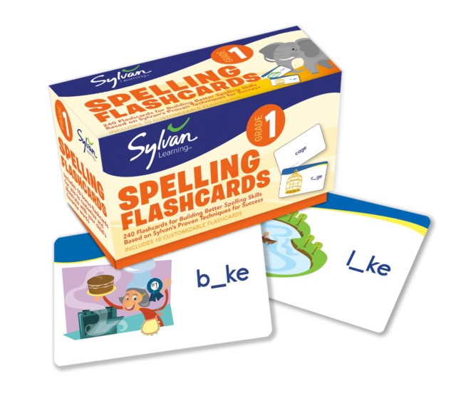 Sylvan Learning First Grade Spelling Flashcards 